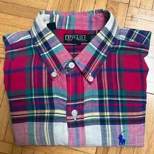 POLO Ralph Lauren plaid shirt, size small